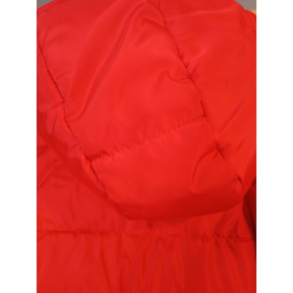 Tommy Hifiger Womens Zip Up With Hood Red Puffer Jacket/Coat Womens XLG Nice - Picture 16 of 16
